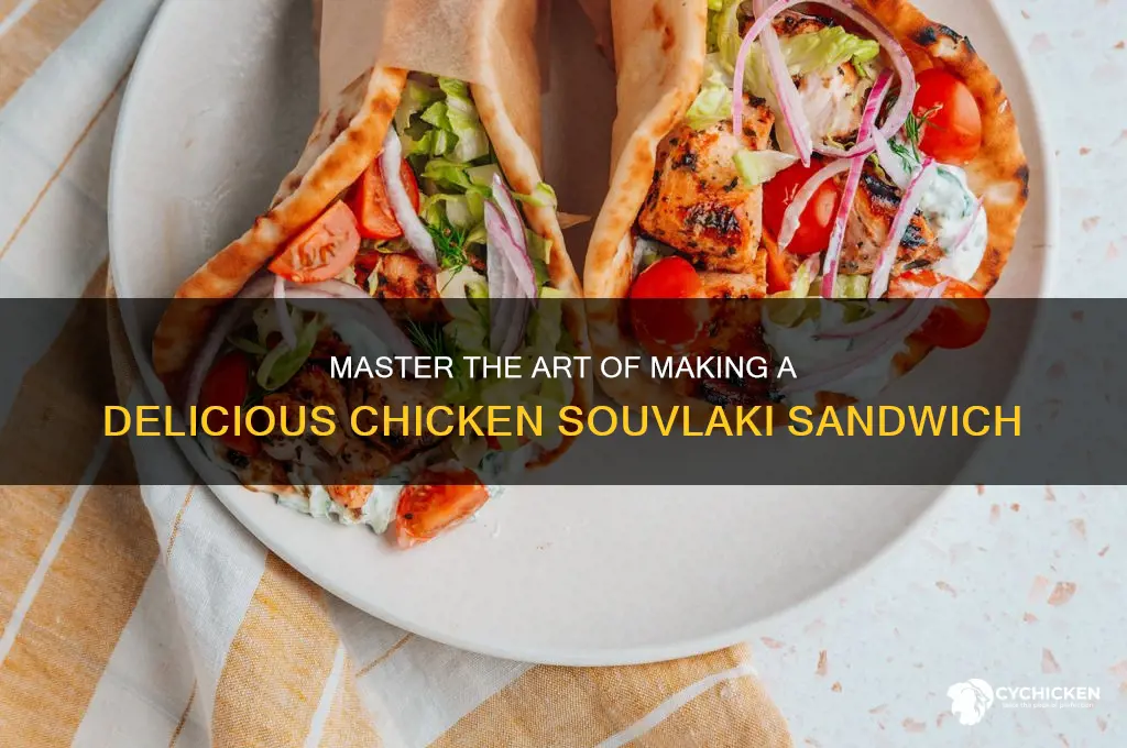how to make chicken souvlaki sandwich