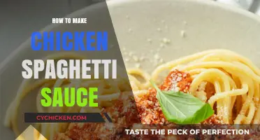 Easy Chicken Spaghetti Sauce Recipe: Quick, Flavorful, and Perfect for Weeknights
