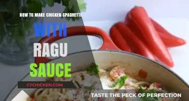 Easy Chicken Spaghetti with Ragu Sauce Recipe: Comfort Food Made Simple