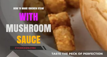 Juicy Chicken Steak with Creamy Mushroom Sauce: A Step-by-Step Guide