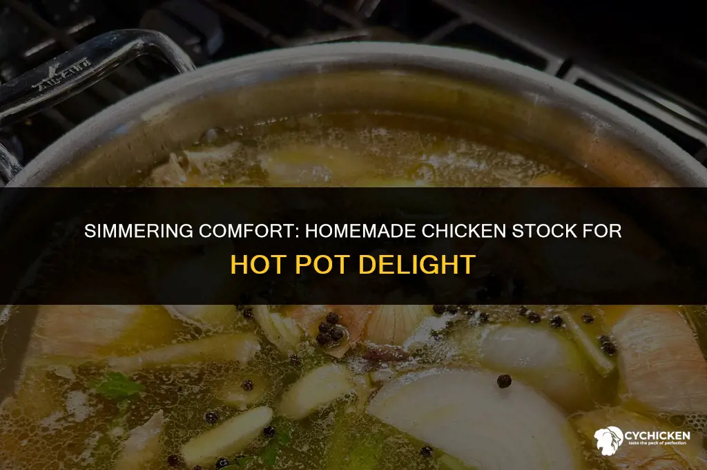 how to make chicken stock for hot pot