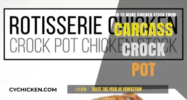 Simmering Simplicity: Crock Pot Chicken Stock from Carcass