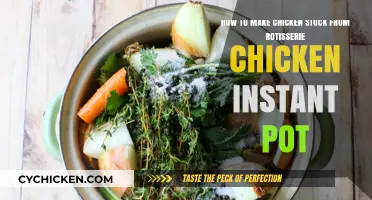 Delicious Homemade Chicken Stock: A Rotisserie Instant Pot Recipe