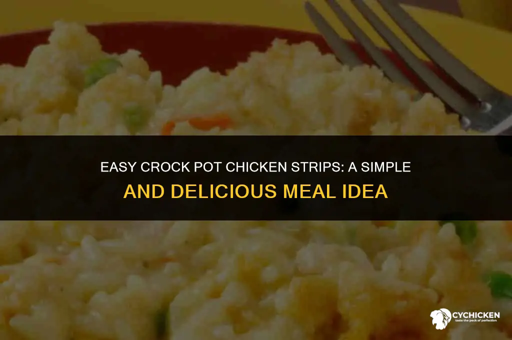 how to make chicken strips in crock pot