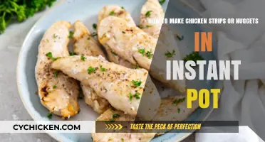 Instant Pot Chicken Strips & Nuggets: Quick, Crispy, and Easy Recipe