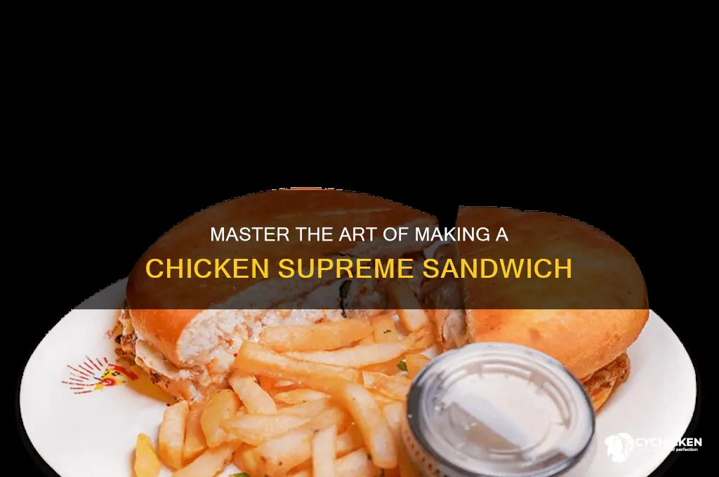 how to make chicken supreme sandwich