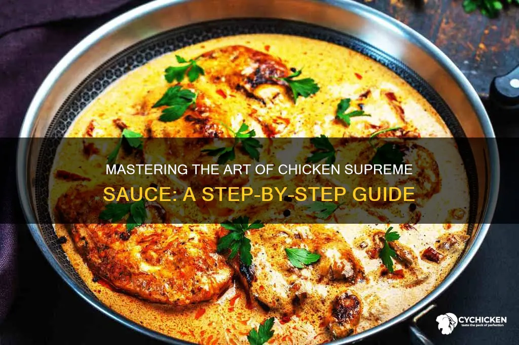 how to make chicken supreme sauce