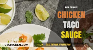 Easy Homemade Chicken Taco Sauce Recipe: Spicy, Creamy, and Flavorful