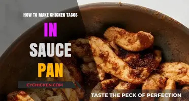 Easy Chicken Tacos: One Sauce Pan, Endless Flavorful Possibilities