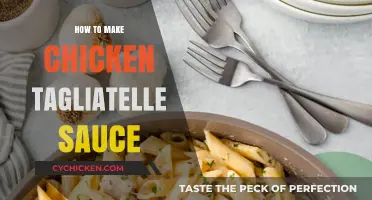 Creamy Chicken Tagliatelle Sauce Recipe: Easy Homemade Pasta Delight