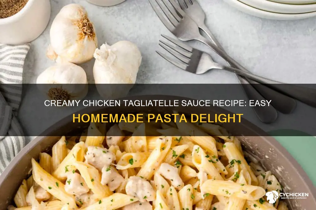 how to make chicken tagliatelle sauce