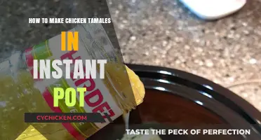 Instant Pot Chicken Tamales: A Quick and Easy Recipe