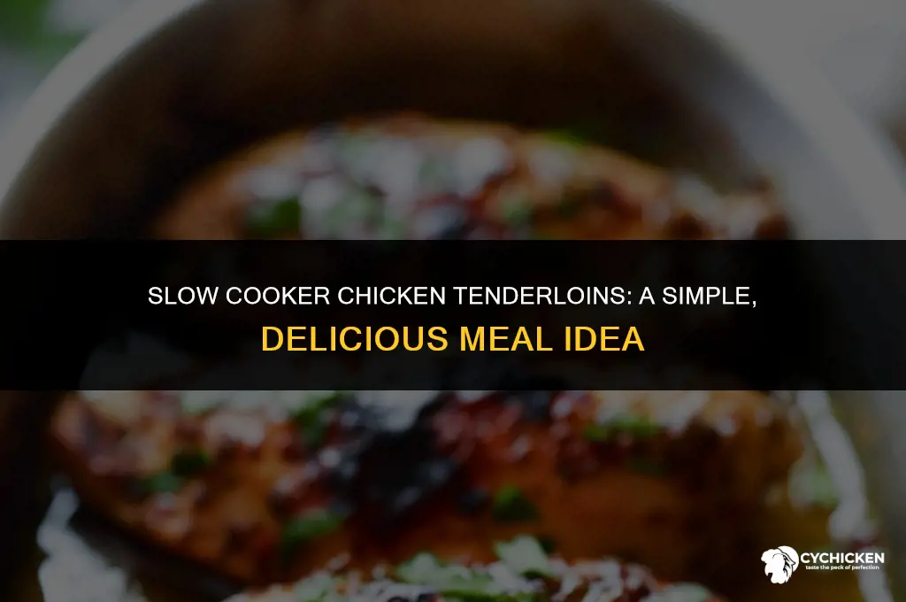 how to make chicken tenderloins in crock pot