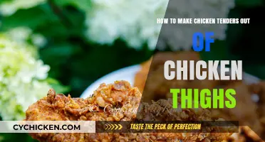 Crispy Chicken Thigh Tenders: Easy Recipe for Juicy, Homemade Goodness