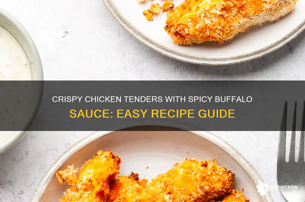 how to make chicken tenders with buffalo sauce