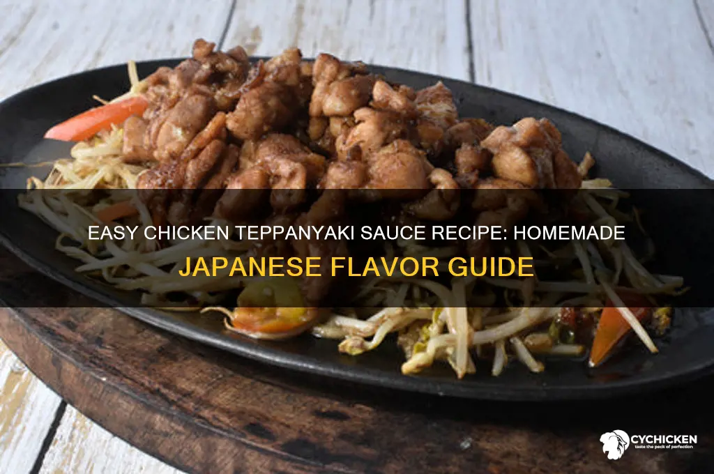 how to make chicken teppanyaki sauce