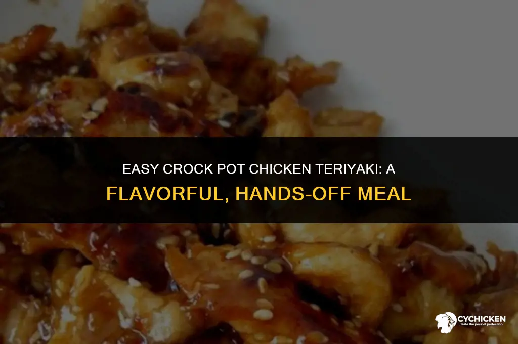 how to make chicken teriyaki in a crock pot