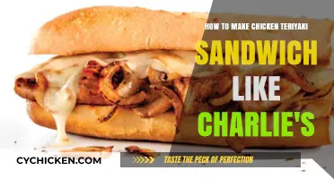 Master Charlie's Famous Chicken Teriyaki Sandwich Recipe at Home