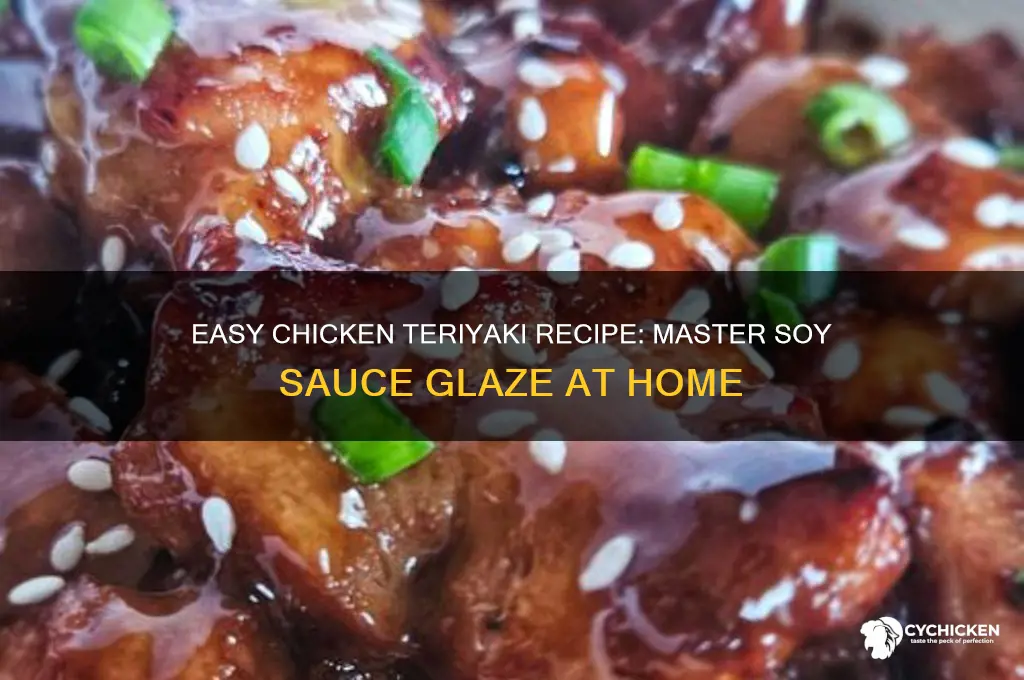 how to make chicken teriyaki with soy sauce