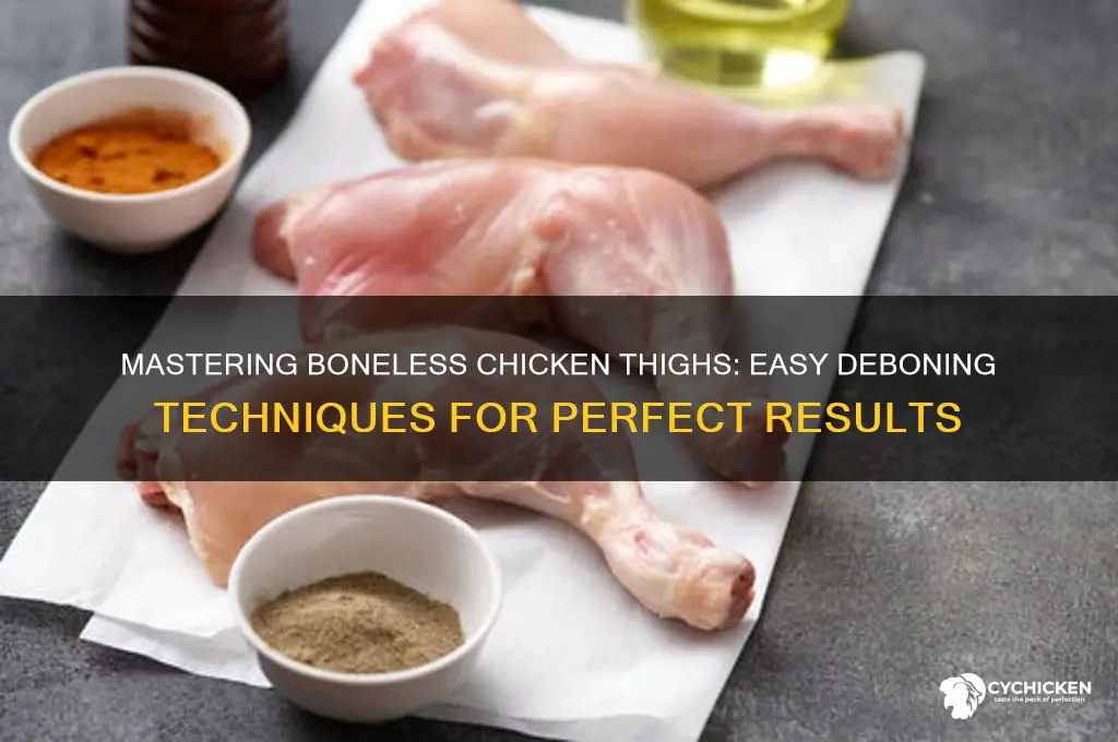 how to make chicken thigh boneless