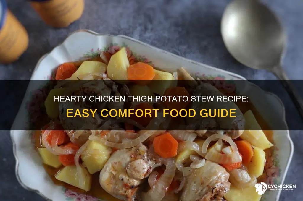 how to make chicken thigh potato stew