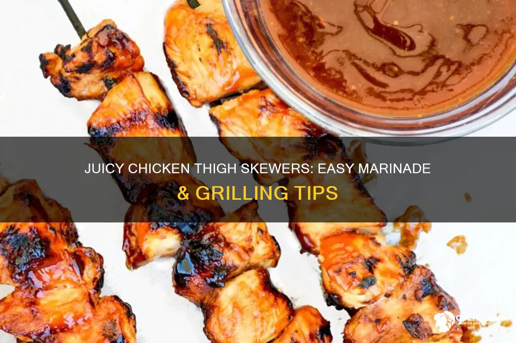how to make chicken thigh skewers