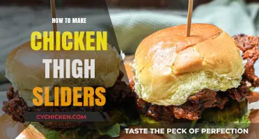 Juicy Chicken Thigh Sliders: Easy Recipe for Perfect Mini Sandwiches