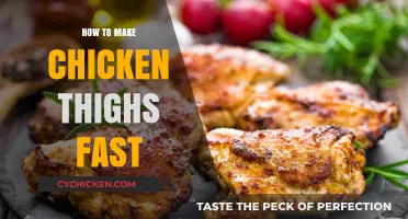Quick & Easy Chicken Thighs: A Speedy Cooking Guide
