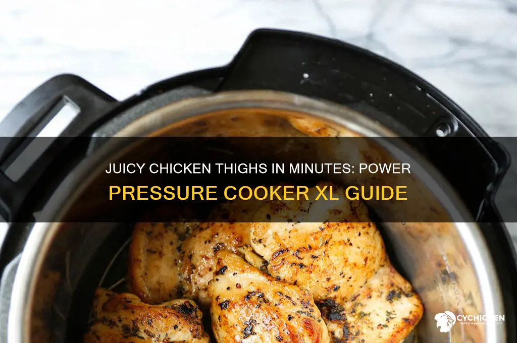 how to make chicken thighs in power pressure cooker xl