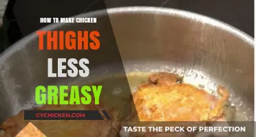 Reduce Chicken Thigh Grease: Simple Tips for Healthier, Crispy Results