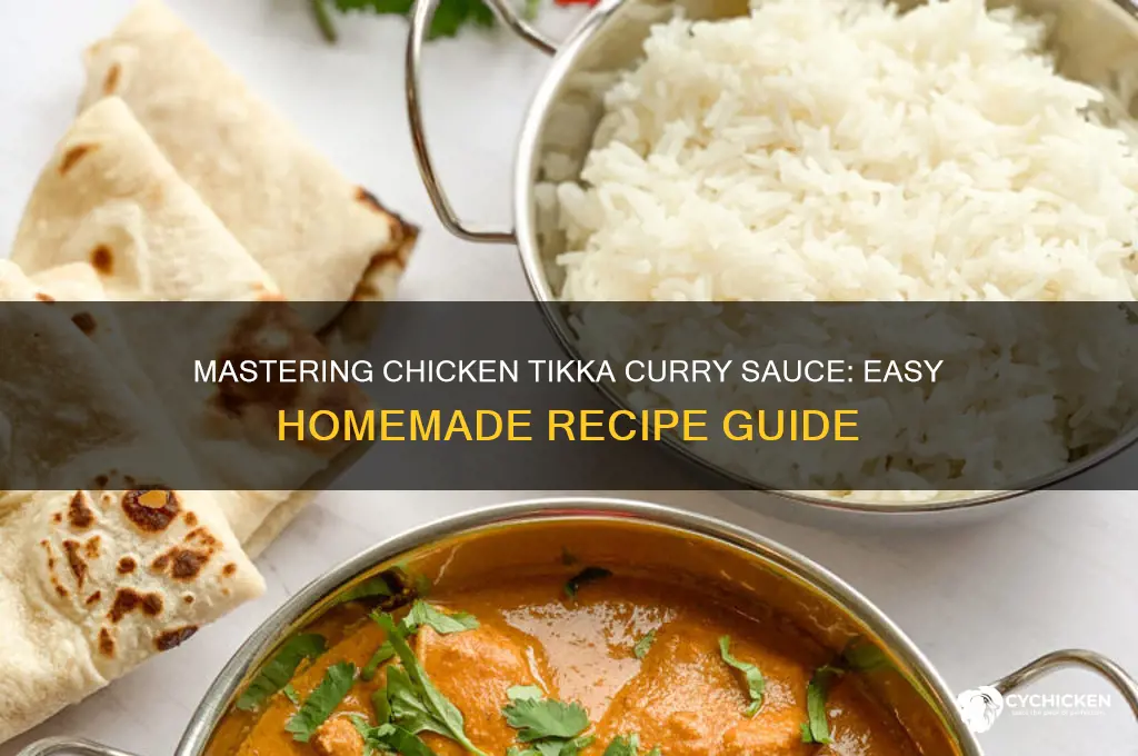 how to make chicken tikka curry sauce