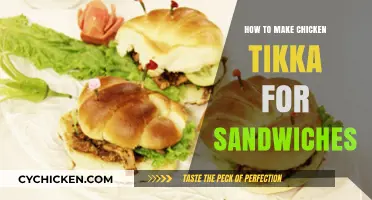Easy Chicken Tikka Recipe for Delicious, Flavorful Sandwiches at Home