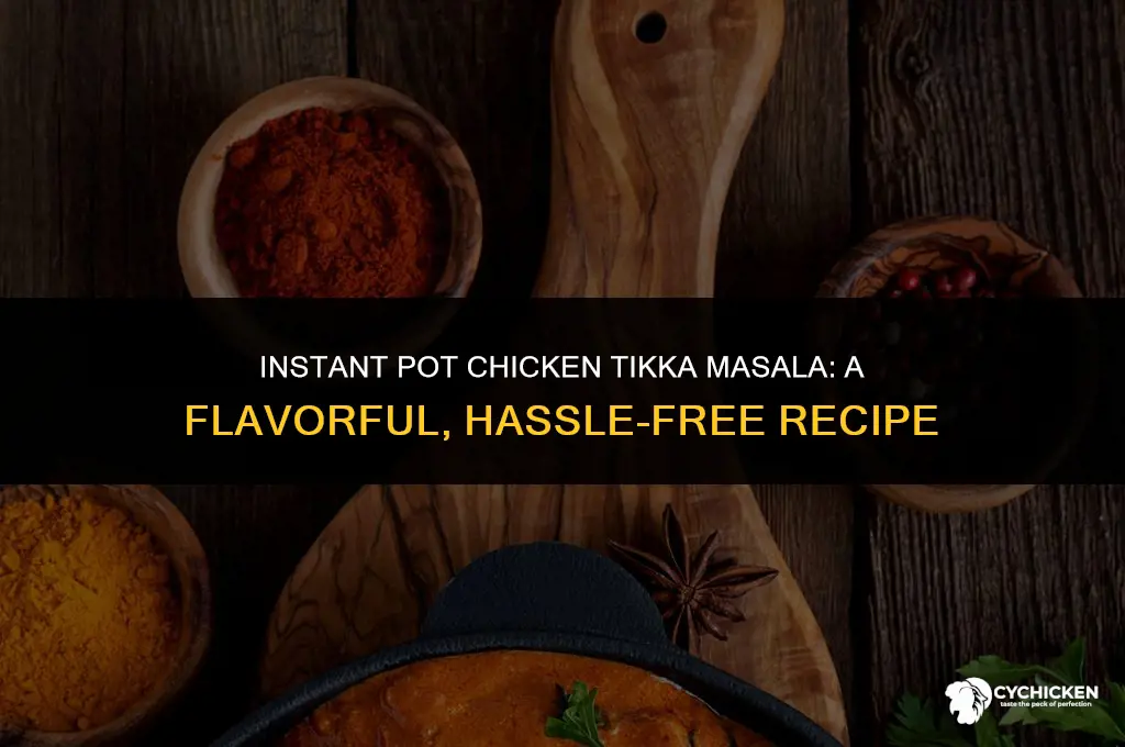 how to make chicken tikka masala in instant pot