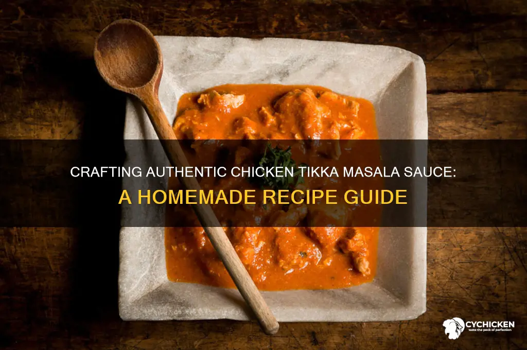 how to make chicken tikka masala sauce from scratch