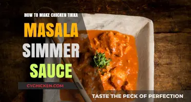 Easy Homemade Chicken Tikka Masala Simmer Sauce Recipe Guide