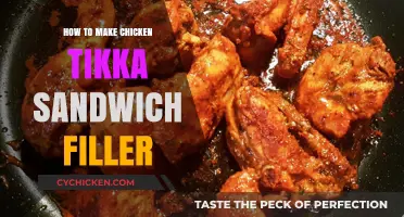 Spicy Chicken Tikka Sandwich Filler: Easy Recipe for Flavorful Lunches