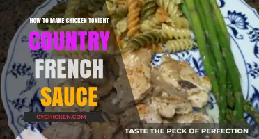 Easy Country French Chicken Sauce Recipe for Tonight's Dinner