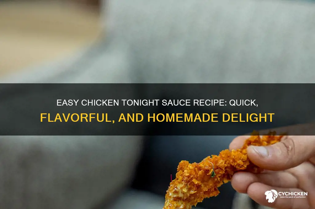how to make chicken tonight sauce