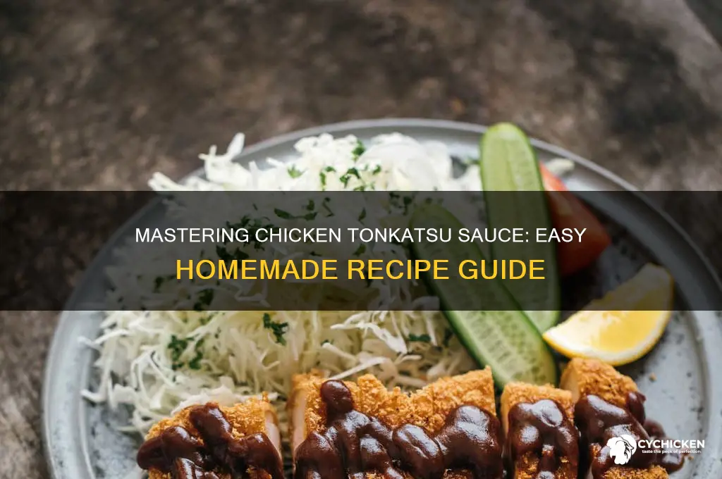 how to make chicken tonkatsu sauce