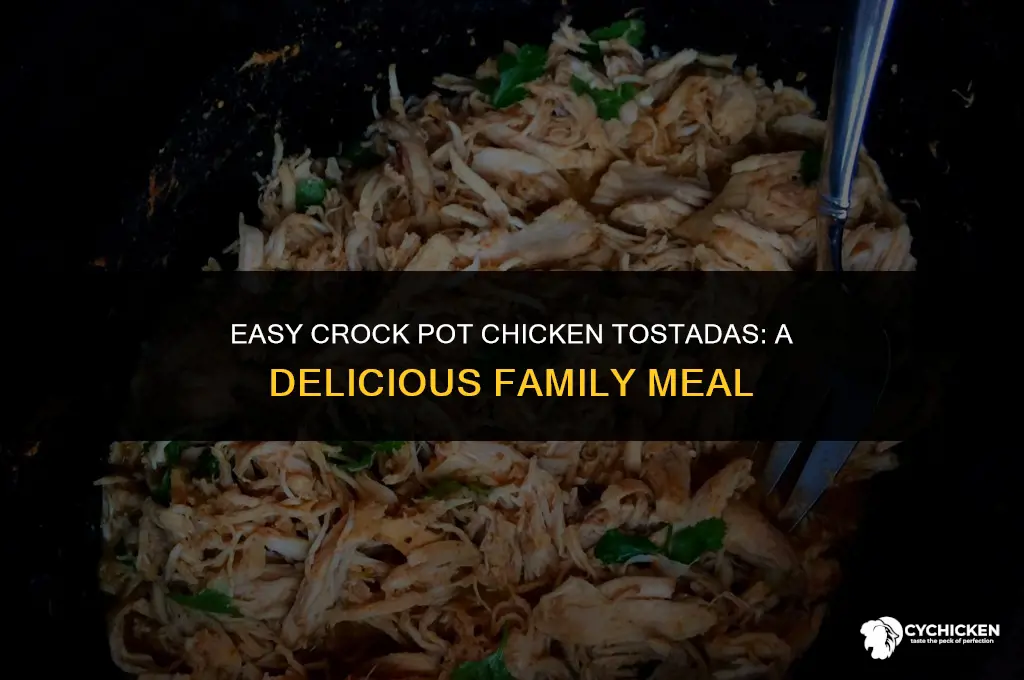 how to make chicken tostadas crock pot