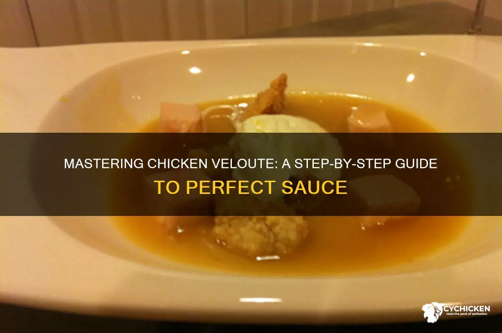how to make chicken veloute sauce