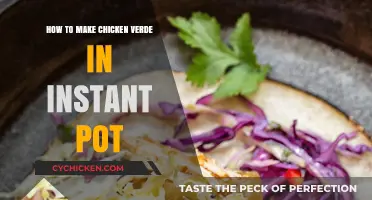 Instant Pot Chicken Verde: A Flavorful and Effortless Recipe