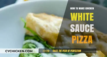 Creamy Chicken White Sauce Pizza: Easy Homemade Recipe Guide