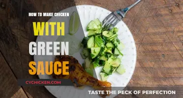 Easy Chicken with Green Sauce Recipe: A Flavorful, Healthy Dish