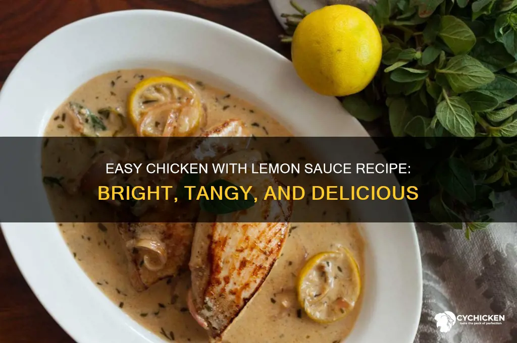 how to make chicken with lemon sauce