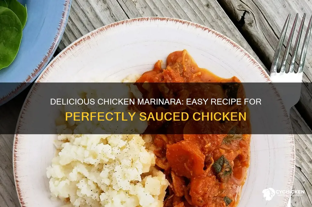how to make chicken with marinara sauce