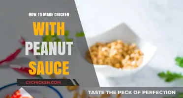 Easy Chicken with Peanut Sauce Recipe: Quick, Flavorful, and Delicious