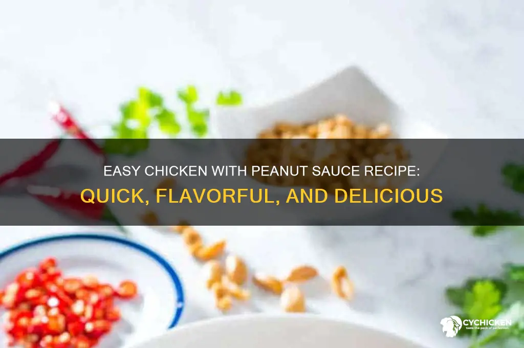 how to make chicken with peanut sauce