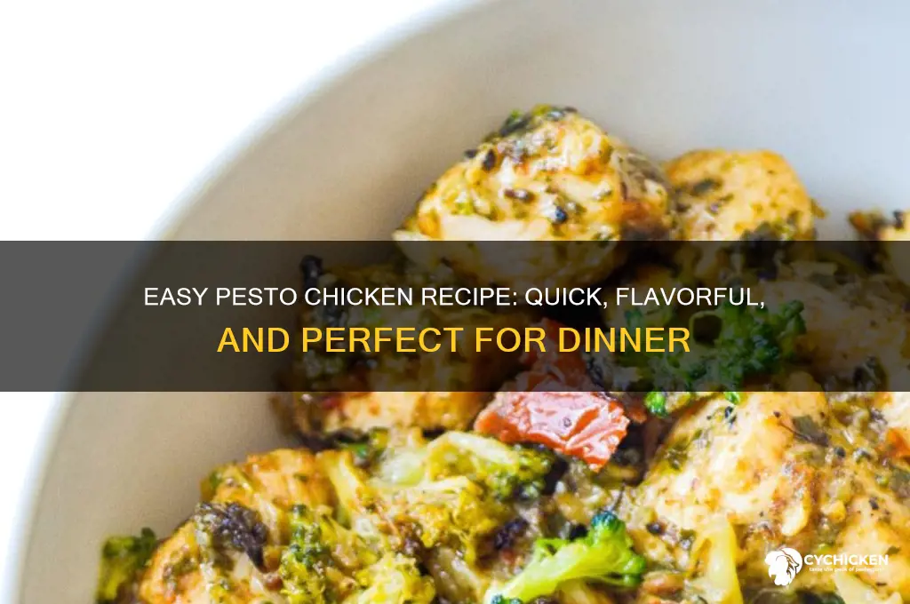 how to make chicken with pesto sauce