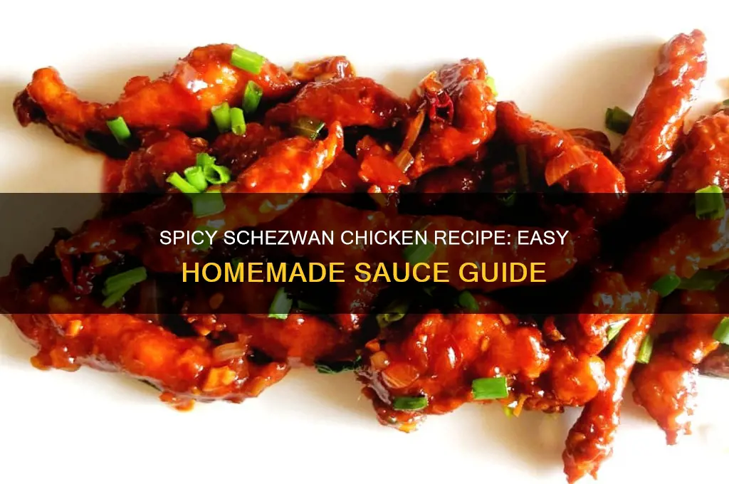 how to make chicken with schezwan sauce